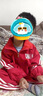G.DUCKKIDS兒童套裝2025新款男女寶寶衣服春秋季潮流韓系運動服裝時尚兩件套 紅色中國風(fēng)套裝 130 建議身高120厘米左右 曬單實拍圖