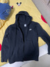 耐克（NIKE）官方男裝 外套25春秋季新款運動(dòng)服拉鏈防風(fēng)保暖連帽夾克加絨衛衣 BV2646-010  黑色 L 曬單實(shí)拍圖