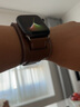 維途（vetoo）Apple watch真皮表帶愛馬仕款男適用于蘋果手表iwatch S8 7 6 5代 棕色手鐲式 42/44/45/49MM 曬單實(shí)拍圖