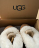 UGG秋季女士舒適茸茸毛鞋領(lǐng)厚底圓頭休閑懶人毛毛鞋 1166733 CHE | 栗色 38 鞋款偏小，建議拍大一碼 曬單實(shí)拍圖