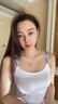 映彩小吊帶背心女內搭新款夏裝韓版修身字母吊帶美背外穿上衣ins 白色【字母吊帶】 S 曬單實(shí)拍圖