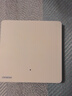 西門子（SIEMENS）纖薄款開關(guān)插座面板 磨砂啞光風(fēng) 睿宸系列白色 帶LED指示燈開關(guān) 二開單控 開關(guān) 曬單實拍圖