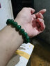 西璽 天然瑪瑙單圈手鏈本命年轉運珠玉髓手串男女情侶佛珠念珠玉石手珠 綠瑪瑙 珠子直徑約12mm 曬單實(shí)拍圖