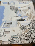 史歷克 數字油畫(huà)diy填色油畫(huà) 美麗的海港現代簡(jiǎn)約減壓手工上色畫(huà) FZ-063 60*75cm 彩布(要自己涂色) 曬單實(shí)拍圖