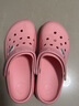 回力 韓版時(shí)尚洞洞鞋純色度假休閑兩穿戶(hù)外舒適軟底透氣涼拖鞋女款HL0165粉色40碼 曬單實(shí)拍圖