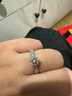 凡愛六爪莫桑鉆1二3克拉仿鉆星光皇后培育鉆鴿子蛋訂婚結(jié)婚戒女925銀 D色莫桑石 1克拉 曬單實拍圖