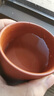 原礦紫砂大紅袍茶盞大容量75ml精品套裝6只翻口杯茶杯 臥足折腰紫砂茶杯 75ml 6只 曬單實(shí)拍圖
