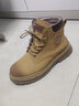 H8馬丁靴男2025新款情侶女真皮戶(hù)外登山鞋高幫工裝鞋子英倫風(fēng)大黃靴 K-大黃靴【冬季加絨】 44 男碼 曬單實(shí)拍圖