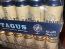 泰谷（TAGUS）歐洲原裝進(jìn)口啤酒精釀啤酒 泰谷白啤 500mL 24罐 曬單實(shí)拍圖