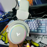 雷柏（Rapoo） VH300S 有線游戲耳機(jī)虛擬7.1聲道電競游戲USB電腦耳麥頭戴式立體聲RGB 白色 曬單實(shí)拍圖