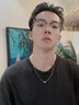 惜禮棋盤通體銀項(xiàng)鏈男士吊墜鎖骨鏈子生日禮物送男友男生韓版男朋友 【925銀】棋盤項(xiàng)鏈 曬單實(shí)拍圖