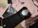 羅西尼[新年禮物]啟迪系列商務(wù)時(shí)尚機械雙日歷透底防水休閑機械男表女表 黑盤(pán)鋼帶男表5725W04A 40mm表盤(pán) 曬單實(shí)拍圖