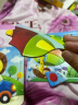 小红花动手动脑玩拼图2-3岁（共12张）儿童拼图拼版玩具亲子游戏书逻辑思维训练早教益智安全纸质男孩女孩拼板拼图 实拍图