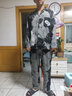 少年情話(huà) 睡衣男士長(cháng)袖純棉開(kāi)衫休閑春秋季薄款全棉青少年學(xué)生家居服套裝 GEY89202小熊 2XL (150-178斤） 曬單實(shí)拍圖