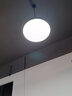 弗烙迪（FuLuodi）led圓形吊燈餐廳美發(fā)店理發(fā)店發(fā)廊燈現(xiàn)代簡(jiǎn)約店鋪商用網(wǎng)紅 吊桿黑50cm48w白光 曬單實(shí)拍圖