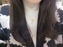Grace Girl玉蘭花項鏈女士漸變琺瑯吊墜鎖骨鏈情人節生日禮物送女友老婆表白 【JD直達】玉蘭花項鏈+輕奢禮盒 曬單實(shí)拍圖