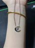 慕洛菲（MULUOFEI）項鏈女星月鎖骨鏈時(shí)尚飾品吊墜老婆生日禮物送女友紀念日輕奢高級 星月守護項鏈藍鋯【免費刻字+證書(shū)+精美禮盒】 曬單實(shí)拍圖