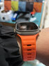 NOMAD美國(guó)適用蘋果apple watch10手表表帶Ultra2氟橡膠S10/9/8/7/SE運(yùn)動(dòng)iwatch硅膠表帶夏天透氣親膚 活力橙【49/46/45/44mm通用】氟橡膠表帶 曬單實(shí)拍圖