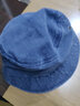 擇信 漁夫帽子男歐美ins水洗棉做舊盆帽女春秋冬季戶(hù)外出游防曬遮陽(yáng)帽 藏青色 均碼適合56-58cm頭圍 曬單實(shí)拍圖