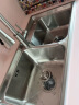 箭牌（ARROW） 厨房水槽双槽 304不锈钢厨房洗菜盆双槽 耐刮蹭台上台下盆大双槽 【A款】72×38cm-含抽拉龙头 实拍图