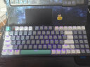 机械师(MACHENIKE) K500 有线机械键盘 游戏键盘 笔记本电脑台式机键盘 94键帽 青轴 RGB PBT 灰色 实拍图