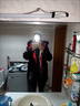 安初夏冬季棉衣男中長(zhǎng)款加絨加厚棉襖外套男士潮流休閑派克羽棉絨服男裝 黑紅棉衣+高領(lǐng)白毛衣 XL 180【125-145斤】 曬單實(shí)拍圖
