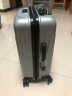 梵地亚行李箱男小型拉杆箱女旅行箱可登机箱包密码箱皮箱子20英寸银色 实拍图