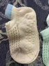 喜得瑞嬰兒地板襪春夏棉襪防滑透氣網(wǎng)眼兒童襪男女寶寶室內(nèi)學(xué)步襪 藍(lán)+米+綠 M（建議腳長(zhǎng)12-14CM）1-3歲 曬單實(shí)拍圖