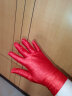 谋福CNMF轻薄款高弹氨纶手套 礼仪夏珠宝手套（轻薄氨纶红色款） 实拍图