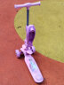 迪士尼（Disney）儿童滑板车可坐可滑二合一多功能学步车闪光可折叠升降冰雪奇缘 实拍图