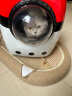 宠德多猫背包猫包外出猫太空舱宠物猫咪狗狗外出便携包双肩包猫书包12孔  升级款侧开卡通红（18斤内猫） 实拍图