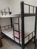 奈高（NAIGAO）鋼制雙層床宿舍公寓床上下鋪員工高低鐵床鐵架床學(xué)生雙人床含床墊 曬單實(shí)拍圖