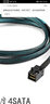 CY Mini SAS SFF-8643對4 SATA 7針硬盤 6 gbps數(shù)據(jù) 服務器線]SFF-8643對4SATA上彎頭線正向接點線 直頭 0.5m 曬單實拍圖