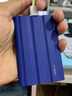 三星（SAMSUNG）T7 Shield PSSD 移動(dòng)固態(tài)硬盤(pán) USB3.2 三防移動(dòng)硬盤(pán) 迷你纖薄小巧便攜 大容量存儲 多設備兼容 T7 Shield 魔力藍 三防 1TB 曬單實(shí)拍圖