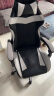 非洲鹰 电竞椅电脑椅 游戏椅 椅子家用 办公椅 可躺 网吧网咖座椅靠背椅 白色（带脚拖） 尼龙脚 实拍图