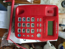 中诺（CHINO-E） W520普通版/大铃声版老人电话机 免提通话来电显示一键转接固定家用办公座机 普通版红色 实拍图
