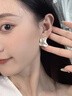 蘭卉銘925銀針小眾設計感氣質(zhì)簡(jiǎn)約花瓣耳釘時(shí)尚百搭輕奢高級耳飾送禮物 花瓣耳釘 曬單實(shí)拍圖