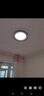 VVS全光譜燈飾大全客廳燈吸頂燈led廣東中山客廳大燈全屋燈具套餐 臥室圓【珍珠黑】直徑50*7cm 曬單實(shí)拍圖
