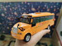 凯迪威合金声光回力校车模型 真人语音巴士公交车玩具车 铠威校车 实拍图
