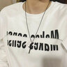 QMXD黑十字架項(xiàng)鏈男潮流嘻哈吊墜個(gè)性帥氣學(xué)生鎖骨鏈潮牌配飾送男友 黑色 曬單實(shí)拍圖
