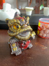煉器國潮文創(chuàng  )陶瓷醒獅茶寵擺件萌寵小獅子茶桌面裝飾擺設開(kāi)業(yè)喬遷送禮 醒獅《 戲鼓福+財+富 》一套/WS 曬單實(shí)拍圖