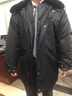 戌衛(wèi) 保安大衣男正品棉大衣保安服大衣多功能防寒服男冬季加長款棉服 藏青黑加長款 175/XL 曬單實拍圖