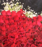 爱花居鲜花速递99朵红玫瑰节日生日礼物求婚送女友全国同城配送|R66 实拍图