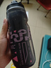 WHEEL UP保冷EVR保冰專業(yè)騎行水壺?cái)D壓式夏天自行車水杯山地車公路車戶外 套裝（黑紫水壺+黑銀色水壺架） 曬單實(shí)拍圖