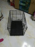 寵樂(lè )乖狗籠貓籠 狗籠子中大型犬加粗加密帶廁所狗窩家用折疊兔籠寵物籠 黑色精品工藝特粗加密61*42*50cm 曬單實(shí)拍圖