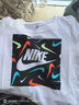 NIKE 耐克小童裝男童純棉長袖T恤春秋兒童假兩件針織休閑上衣打底衫 曬單實(shí)拍圖