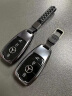 迪加伦 奔驰汽车钥匙包 E级新 E200L E300L E320L 迈巴赫 S级 s350l 钥匙套保护壳 改装 玫瑰金+真皮钥匙扣 实拍图