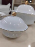 曼遠(yuǎn)2024新款景德鎮(zhèn)碗碟餐具套裝家用輕奢陶瓷骨瓷碗盤筷喬遷結(jié)婚禮物 如愿【豪華10人配置】 68件套 曬單實拍圖
