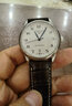 浪琴（LONGINES） 名匠系列 男士啞光棕色鱷魚(yú)皮表帶L682109799 曬單實(shí)拍圖