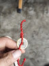 戎夏手工編織本命年紅繩銅錢(qián)腳鏈情侶幸運古錢(qián)幣腳繩學(xué)生男女轉運 紅色 銅錢(qián)腳繩 曬單實(shí)拍圖